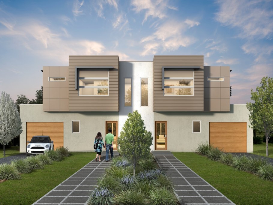 Двухэтажный таунхаус