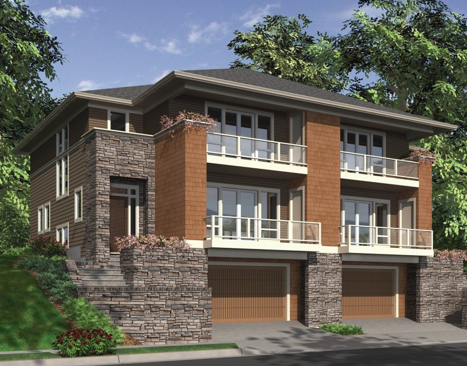 Двухэтажный таунхаус