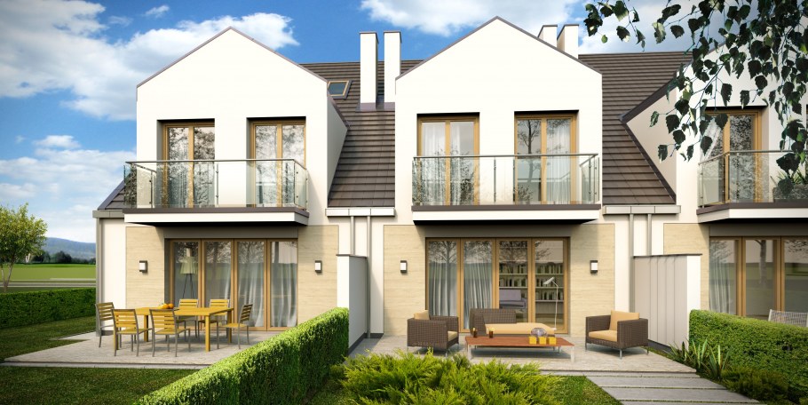 Таунхаус для узкого участка