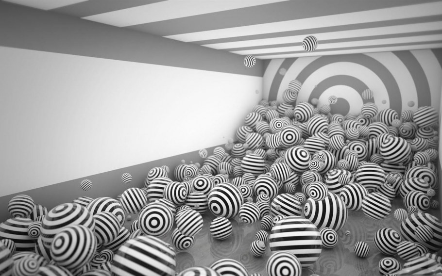 3d обои спираль