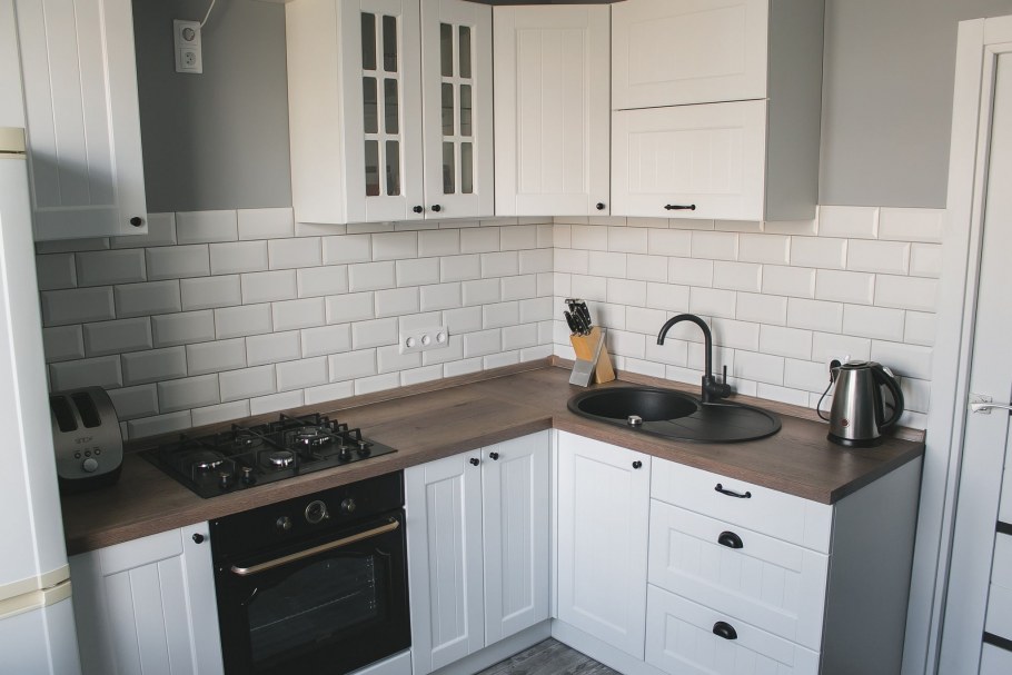 Кухня в скандинавском стиле в хрущевке