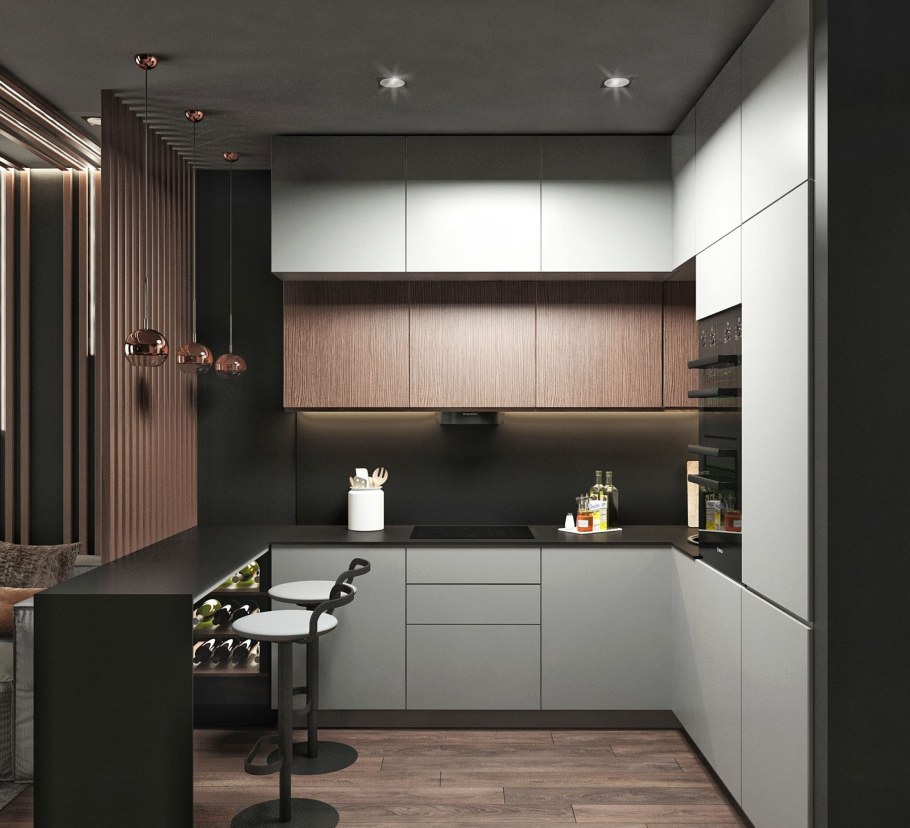 Интерьер квартиры двухкомнатной 52м