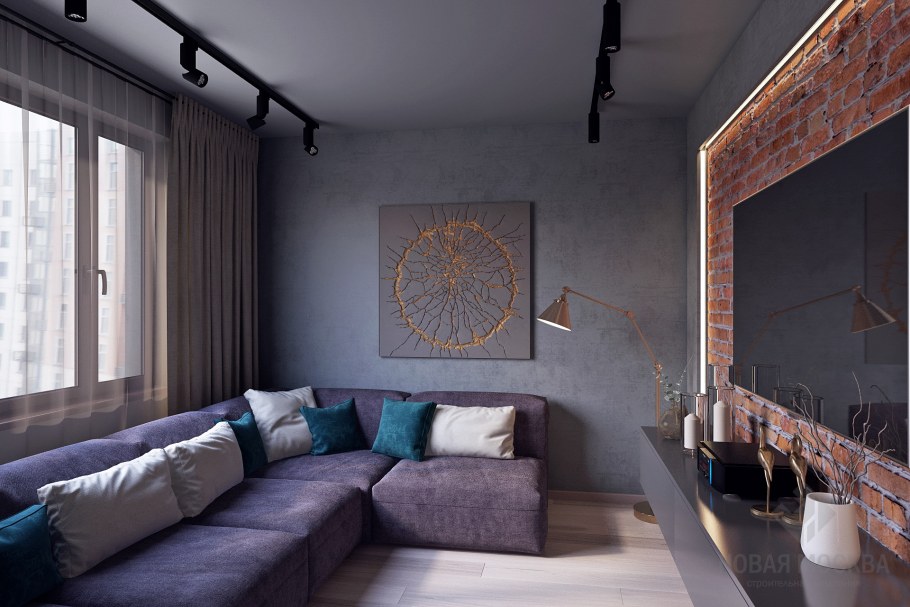 Интерьер квартиры свободной планировки