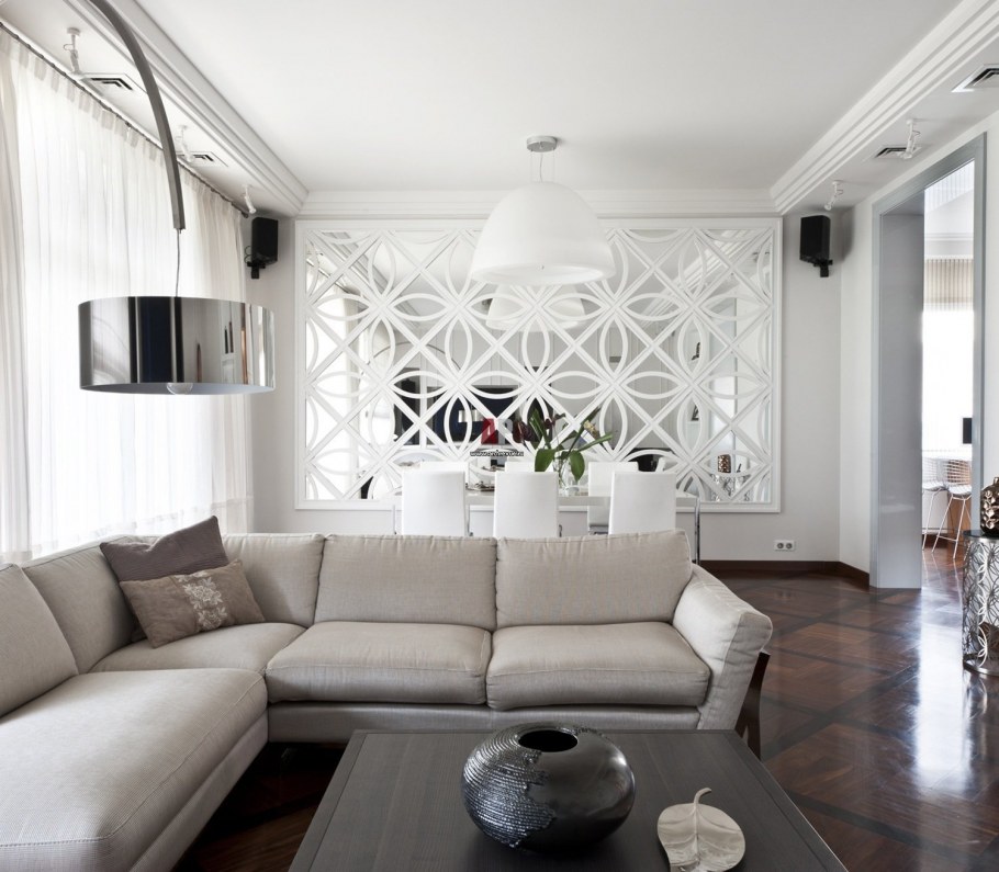 Стена за диваном