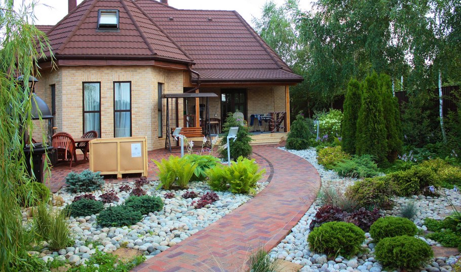 Благоустройство дачного участка 6 соток