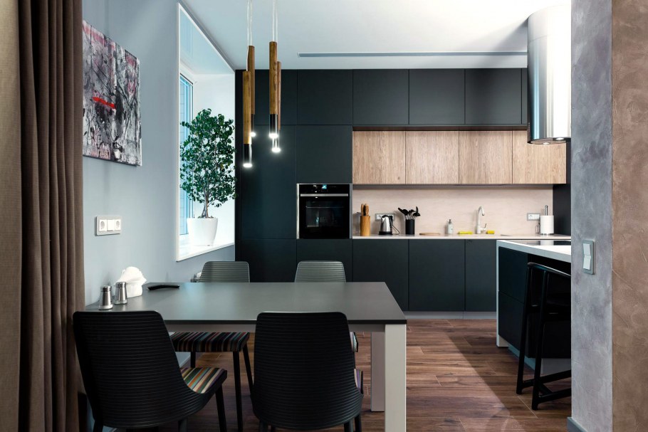 Интерьер кухни 12 кв м