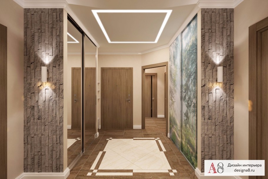 Прихожая в панельке трешка