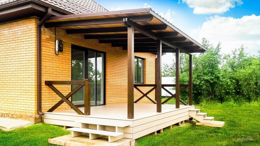 Дома с открытой террасой