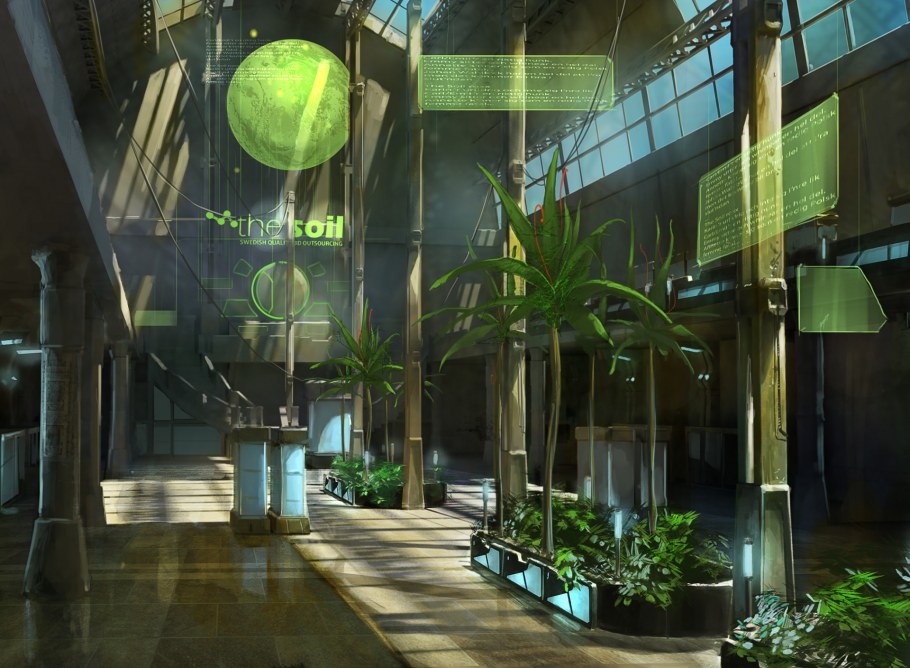 Киберпанк растения