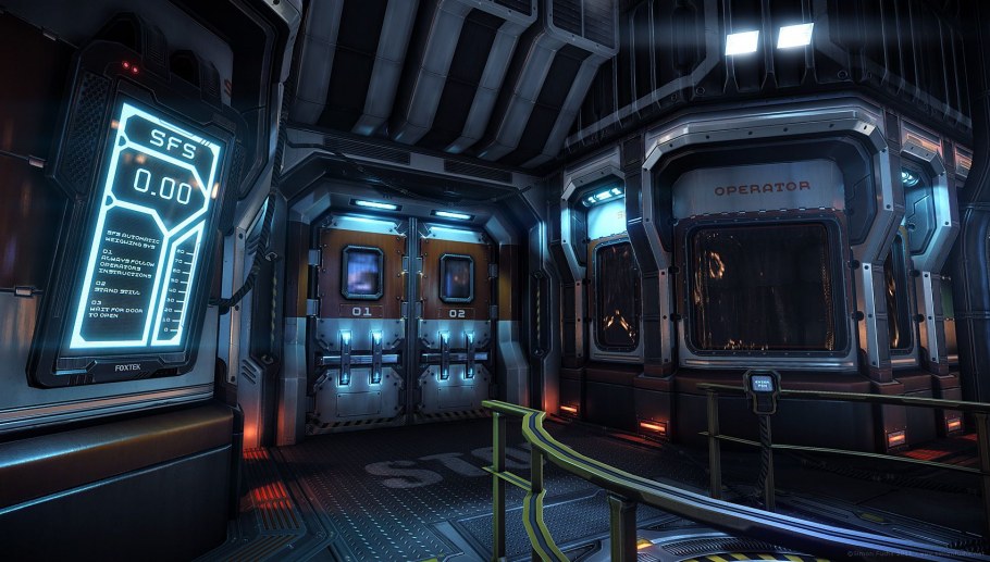 Интерьер космического корабля