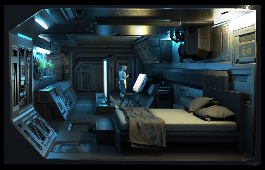 Sci-Fi Королевская спальня