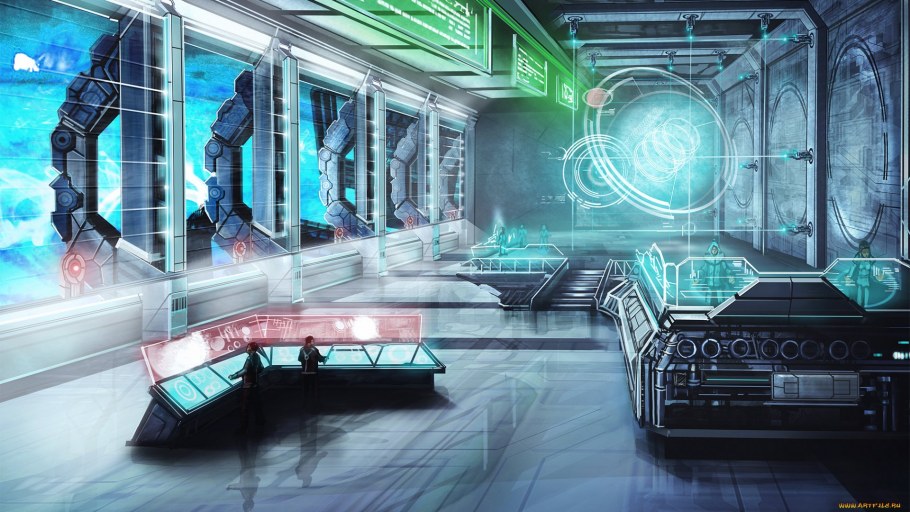 Cyberpunk лаборатория арт