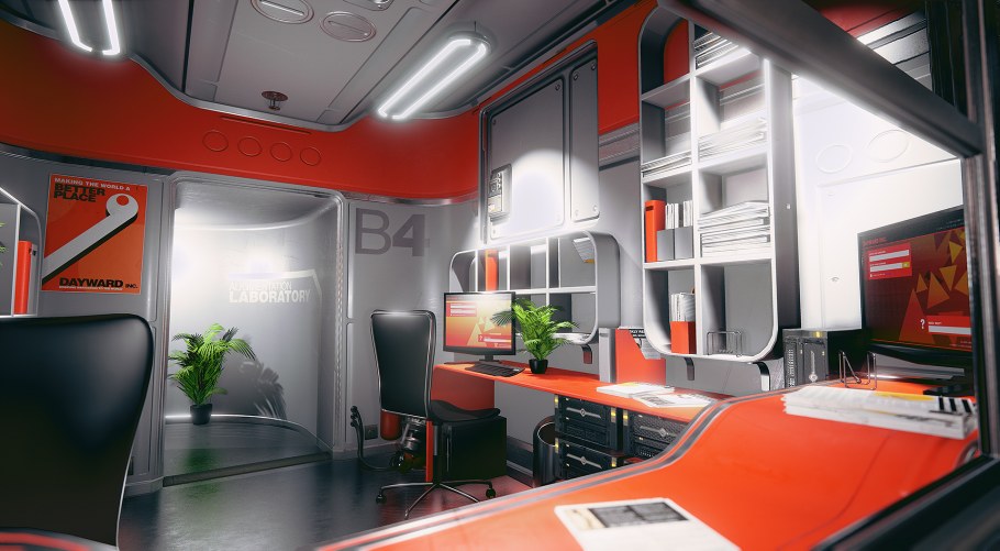 Офис в стиле Sci-Fi