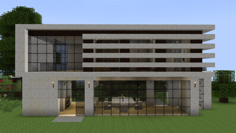Красивые дома в МАЙНКРАФТЕ из бетона