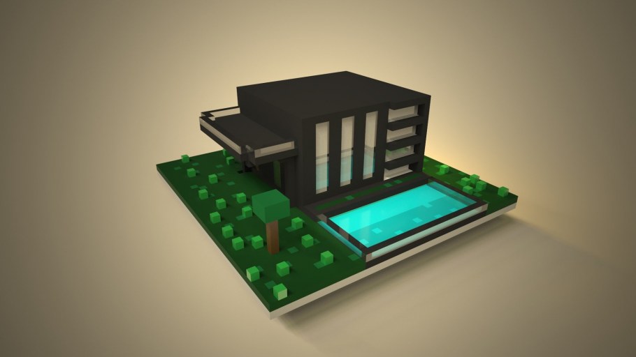 Забор MAGICAVOXEL