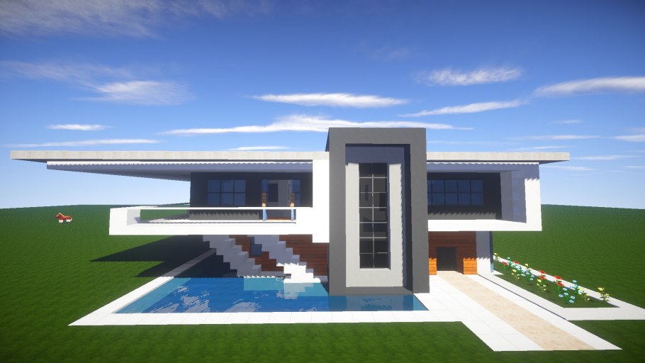 Модерн Хаус в майнкрафт