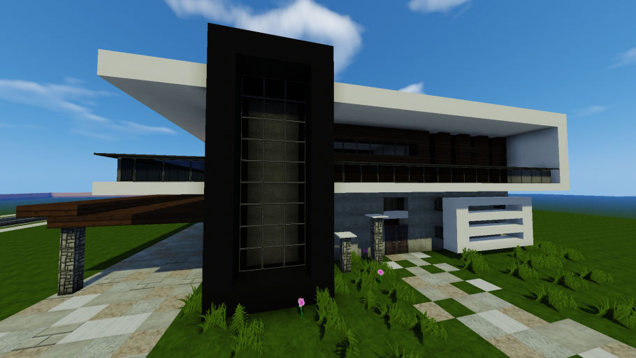 Модерн Хаус в майнкрафт 1.1.5