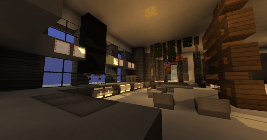 Хайтек кухня в МАЙНКРАФТЕ