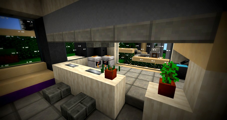 Современные здания в МАЙНКРАФТЕ