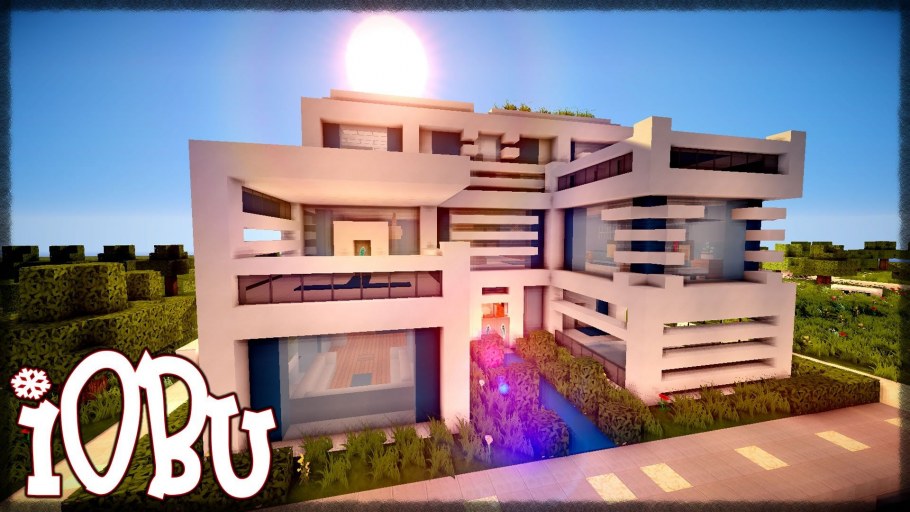 Дом Модерн в МАЙНКРАФТЕ