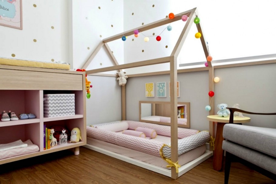 Кровать домик Монтессори