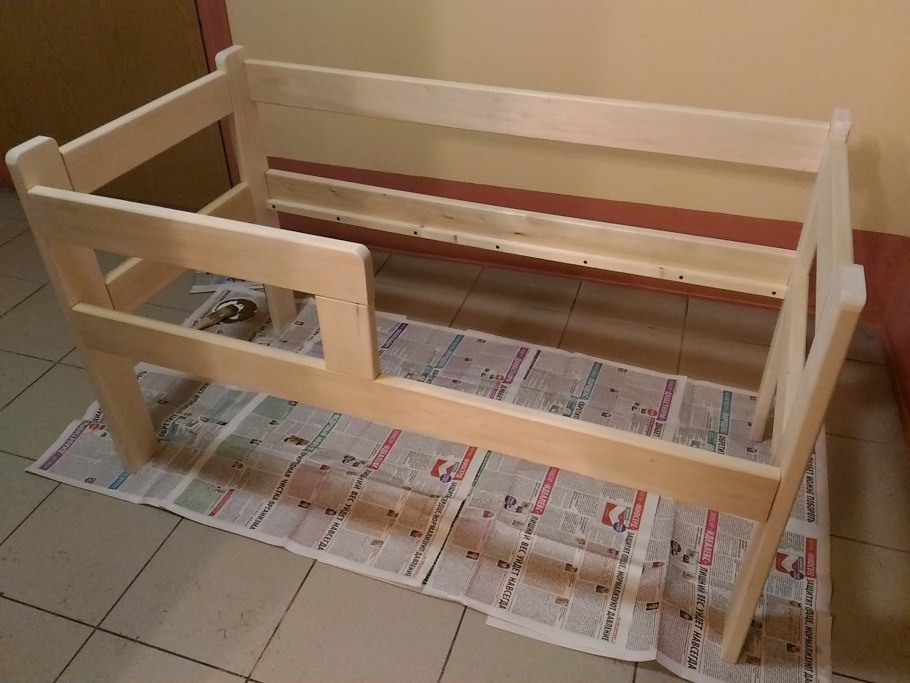 Самодельная детская кровать