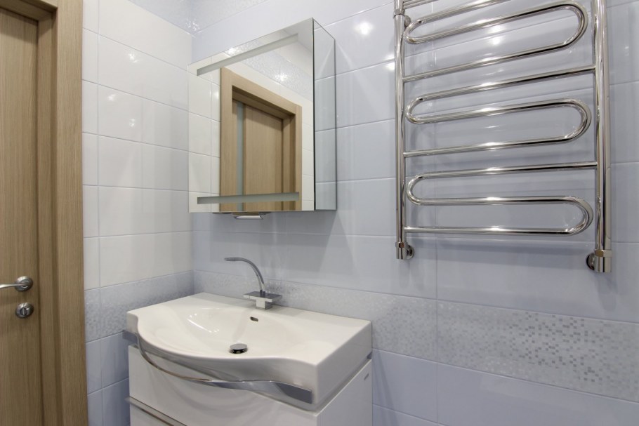 Полотенцесушитель в совместном санузле