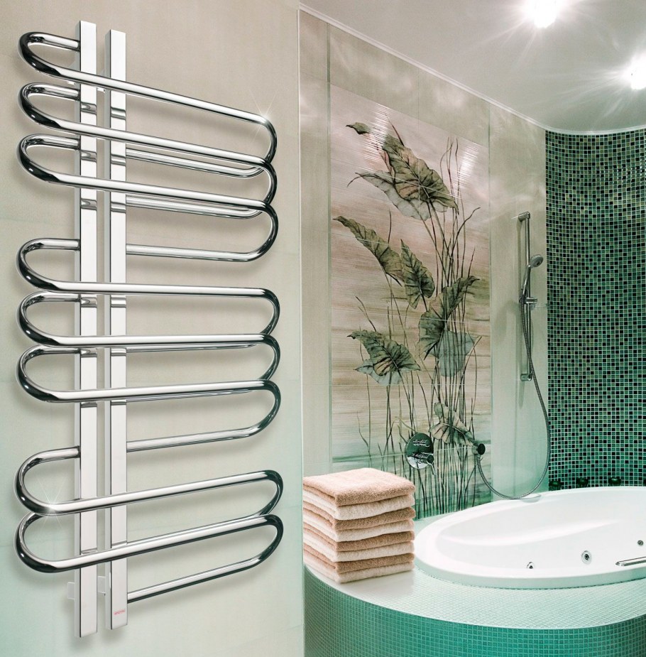 Полотенцесушитель расположение в ванной