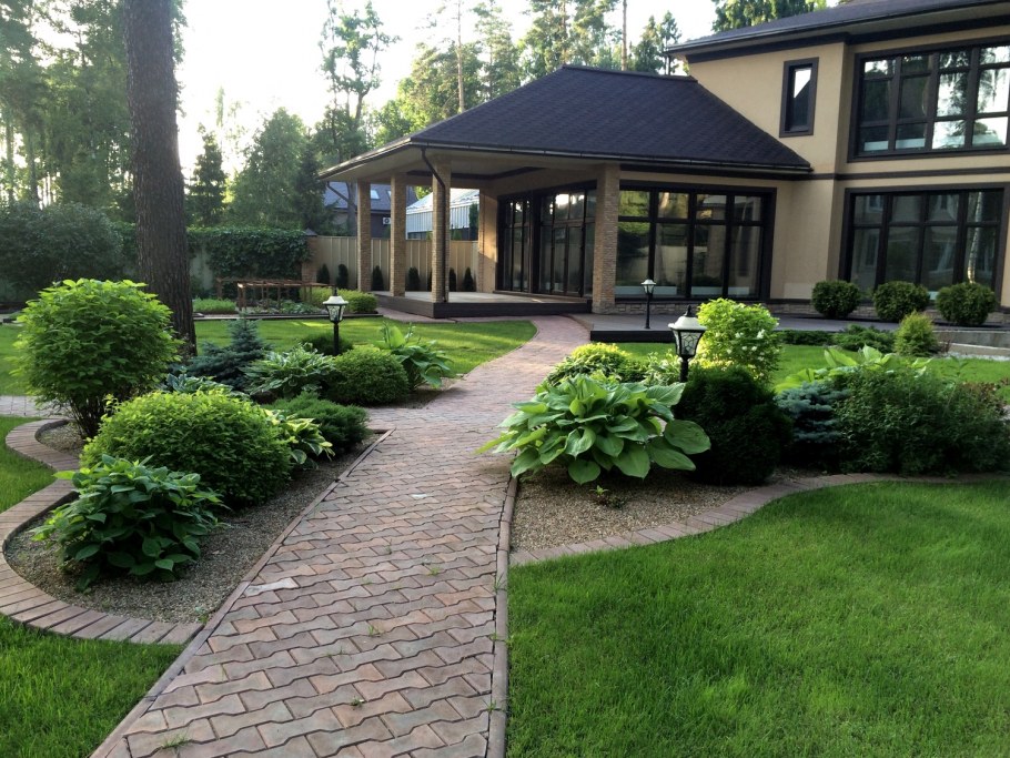 Скандинавский сад Front Yard