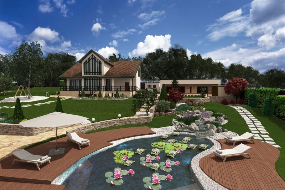 Ландшафт в скандинавском стиле