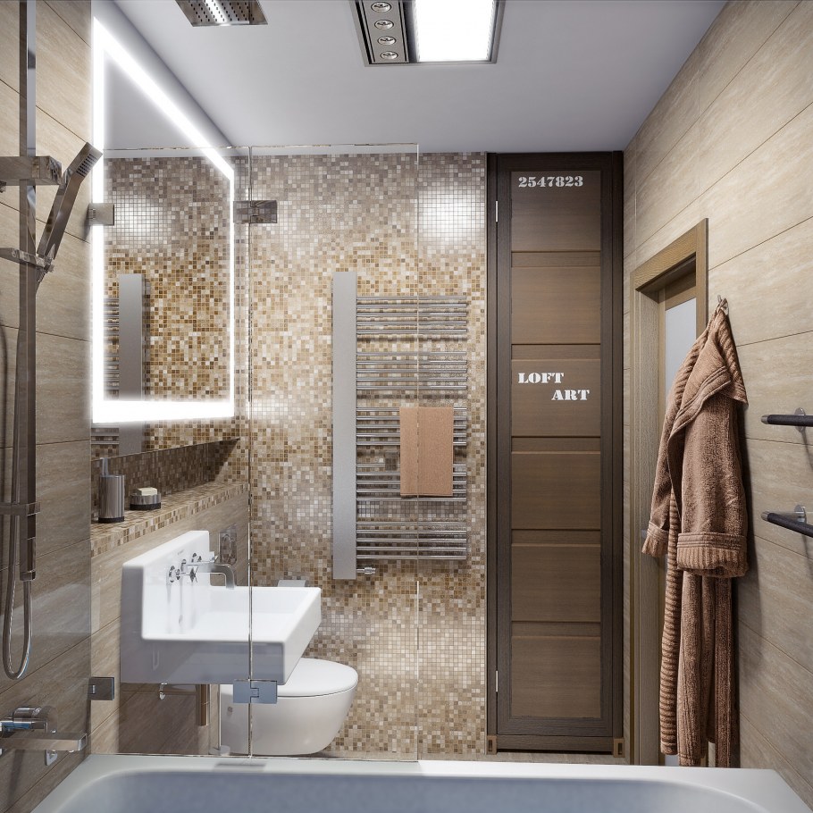 Ванна в городском стиле