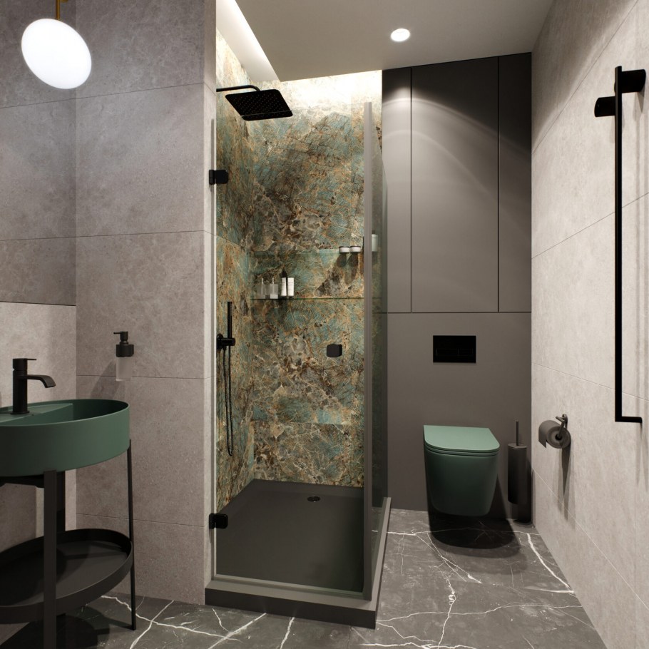 Санузел с двумя дверьми