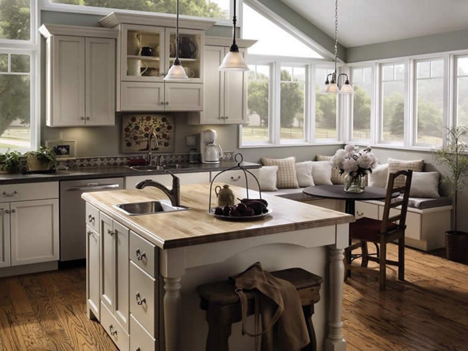 Кухня-гостиная Сканди Кантри