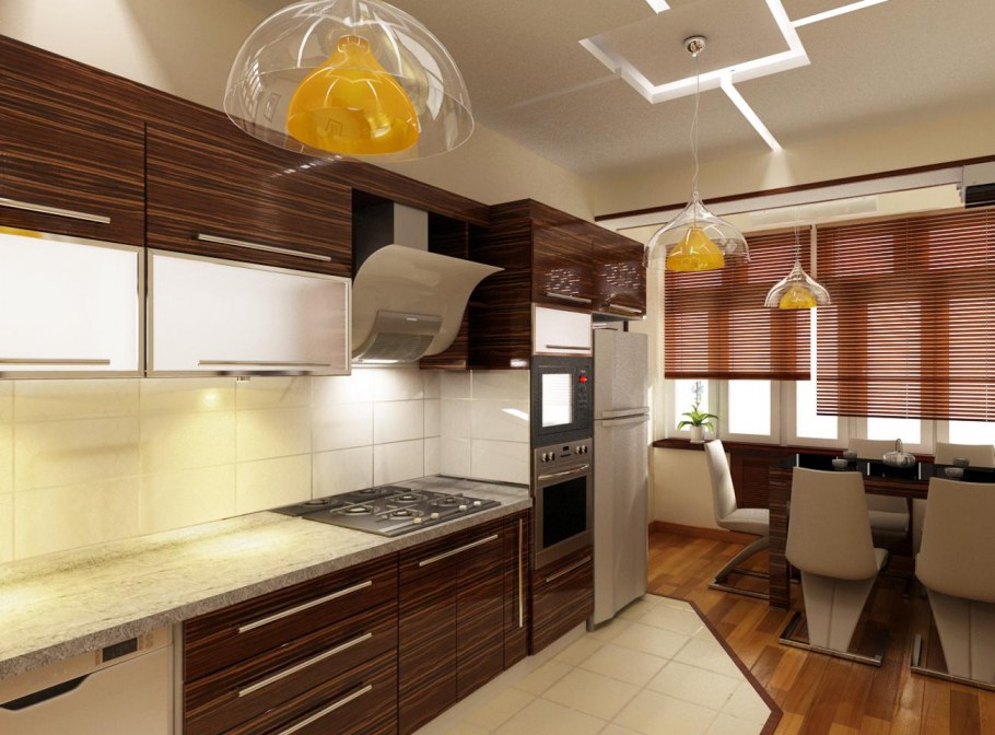 Шоколадная кухня Минимализм