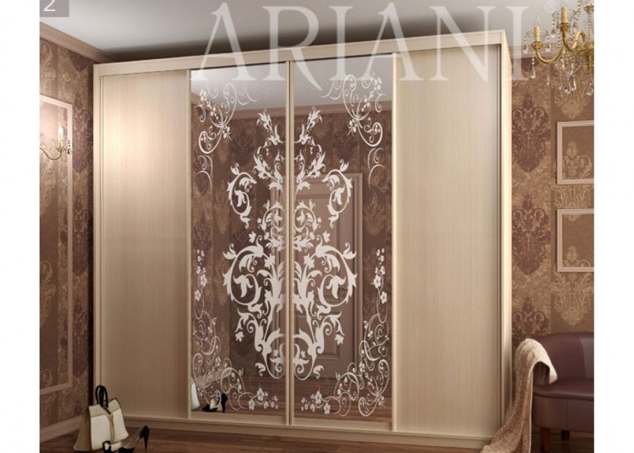 Шкаф купе черно белый