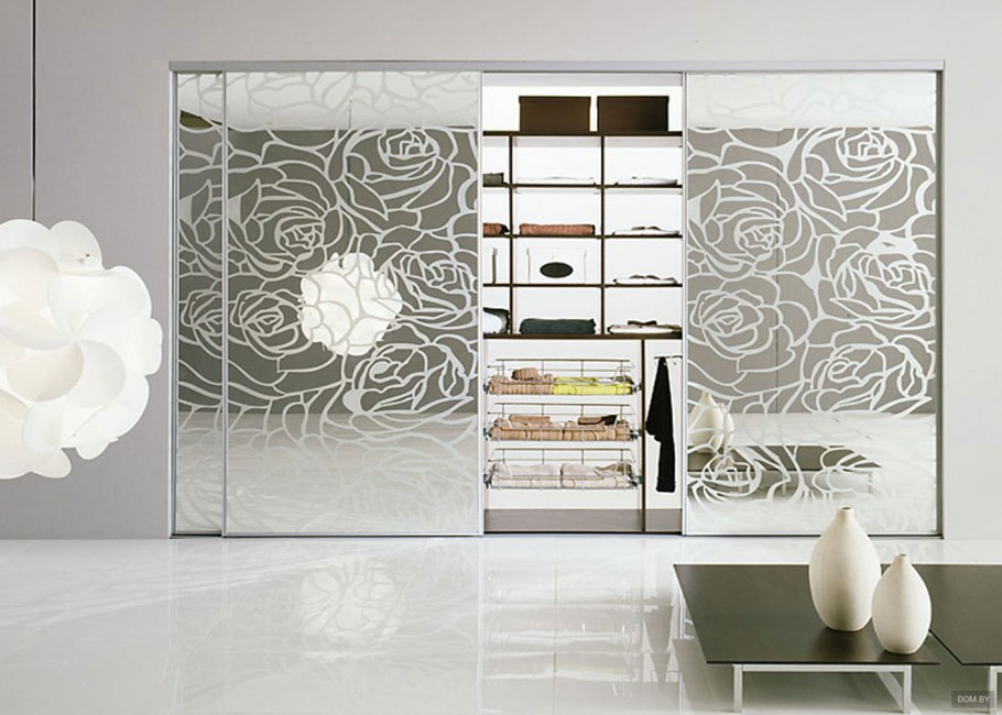 Шкаф купе с узорами