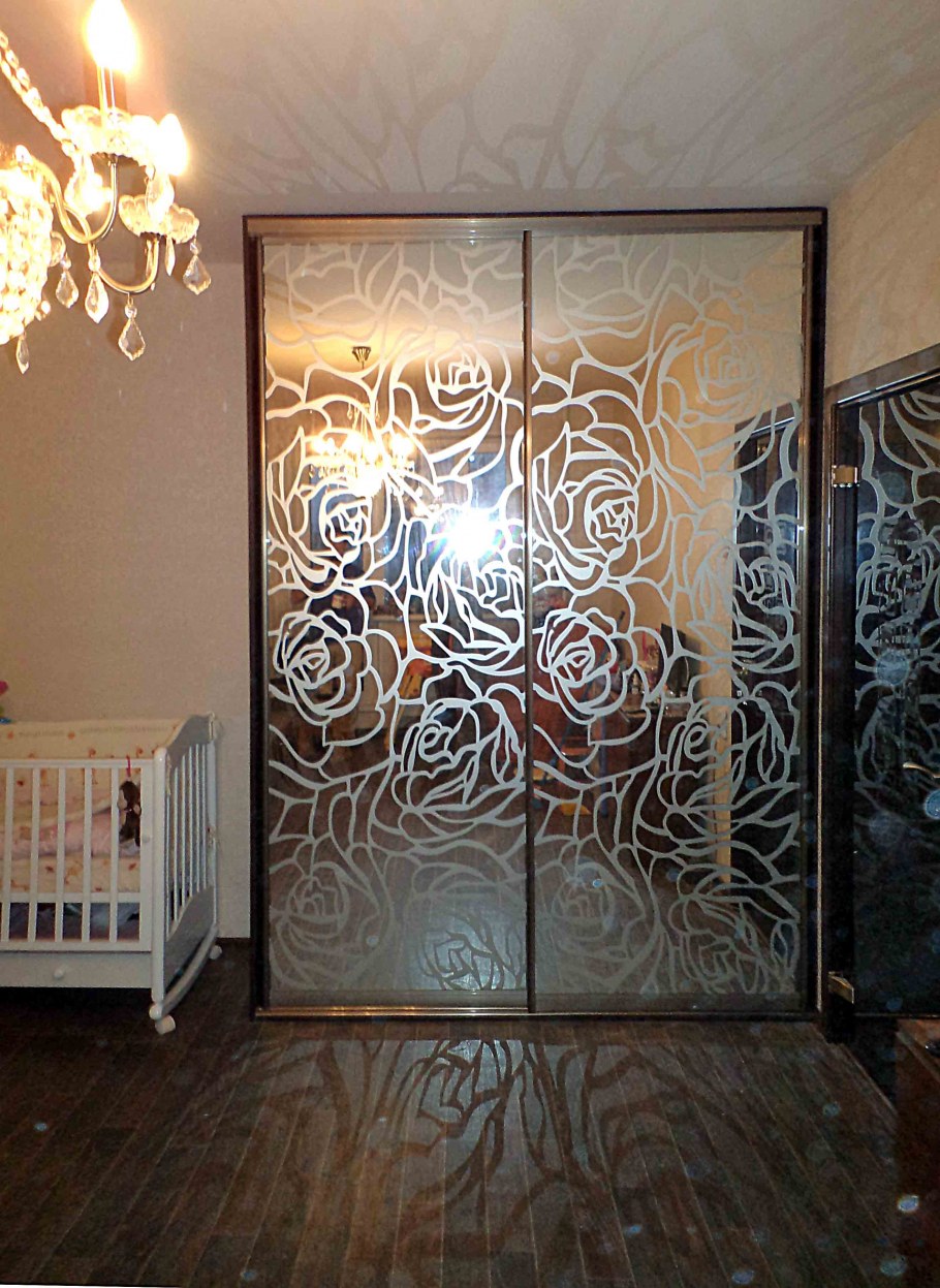 Шкаф купе пескоструй