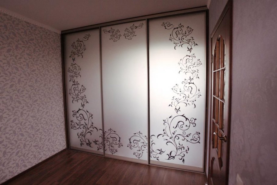 Шкаф купе пескоструй