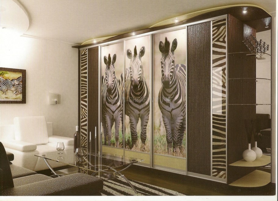 Шкафы купе с зеркалом Миракл