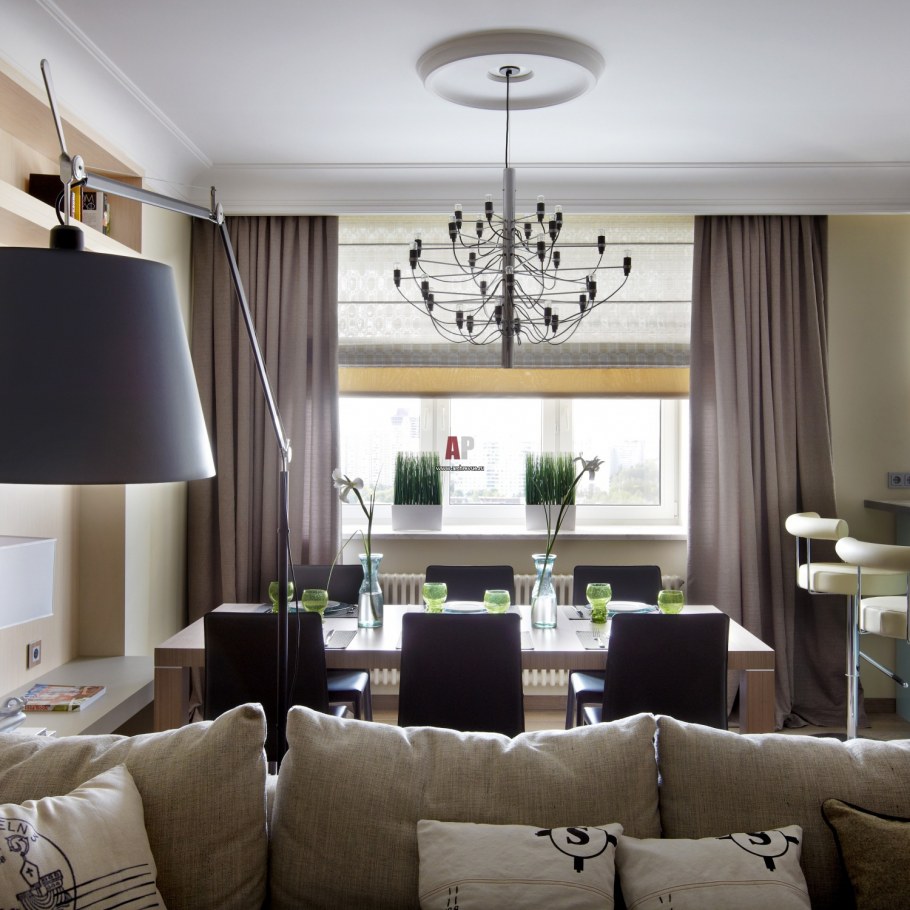 Кухни-гостиные в стиле Контемпорари