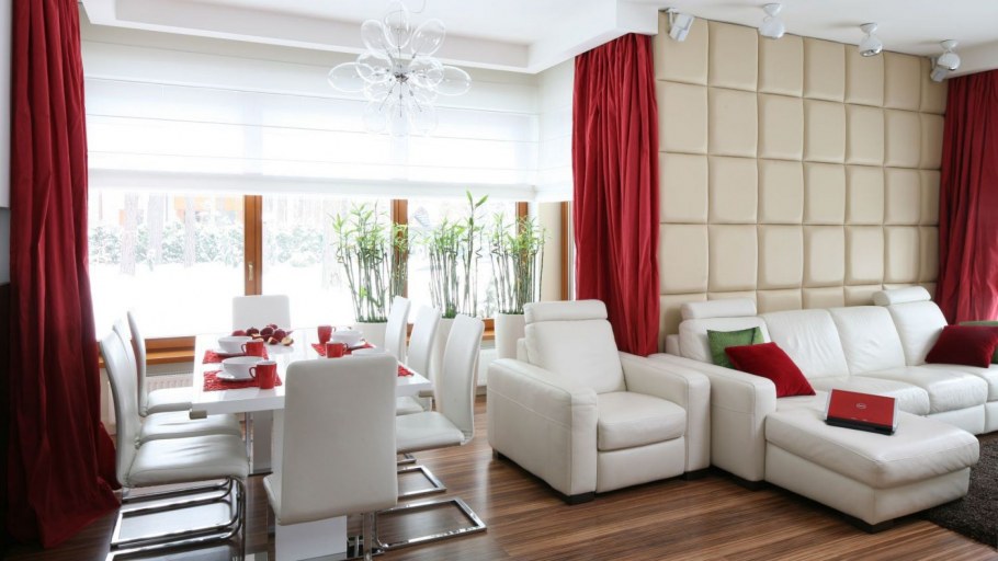 Гостиная с обеденной зоной