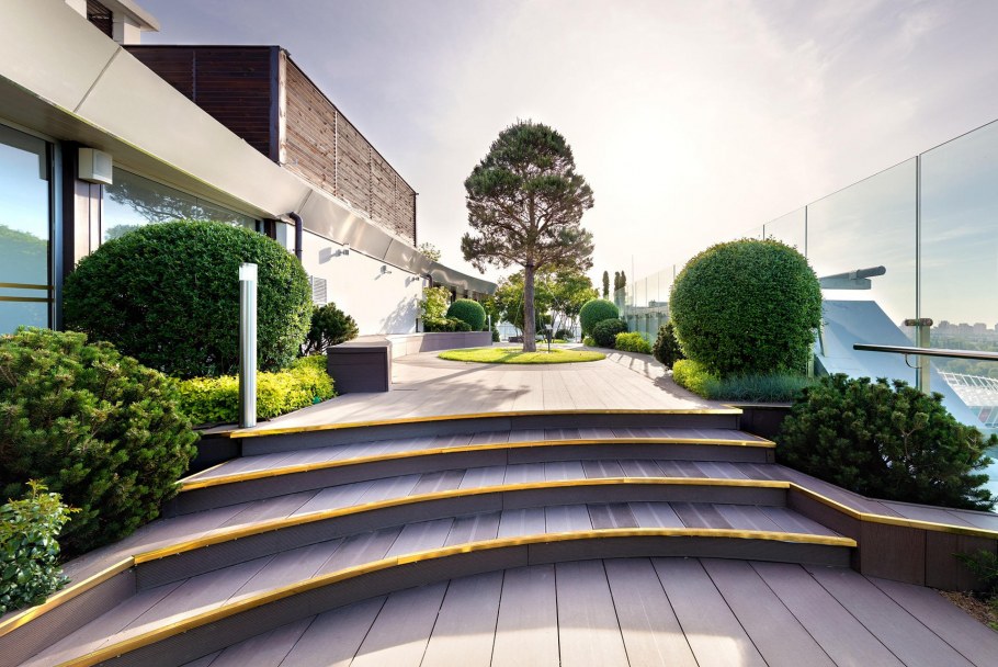 Озелененная эксплуатируемая кровля