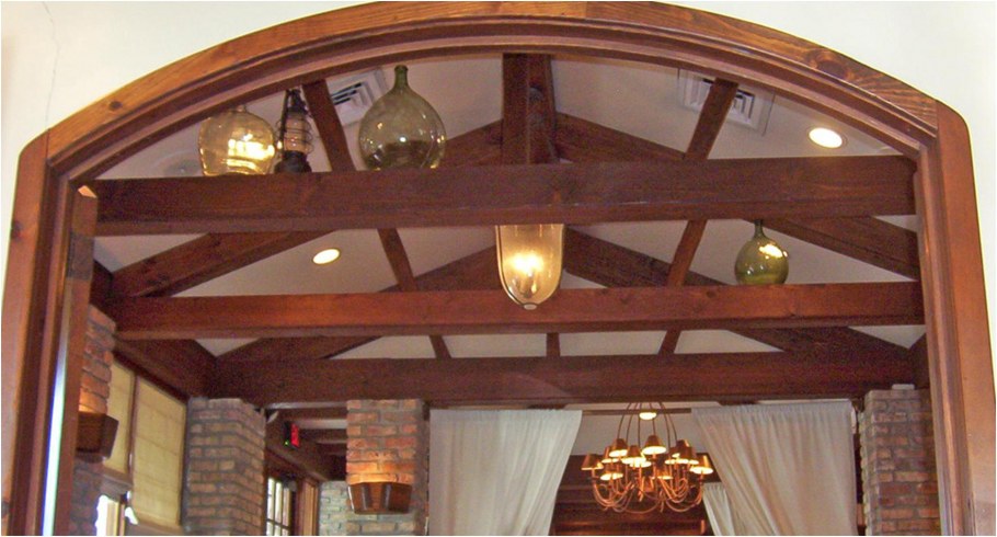 Арка из балок