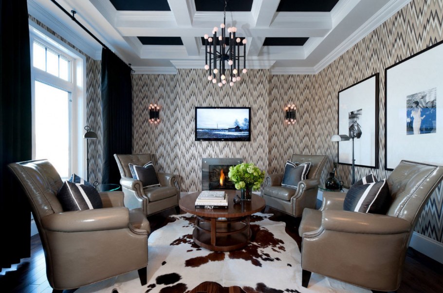 Фиолетовый цвет в интерьере