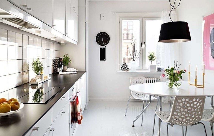 Маленькая кухня в скандинавском стиле