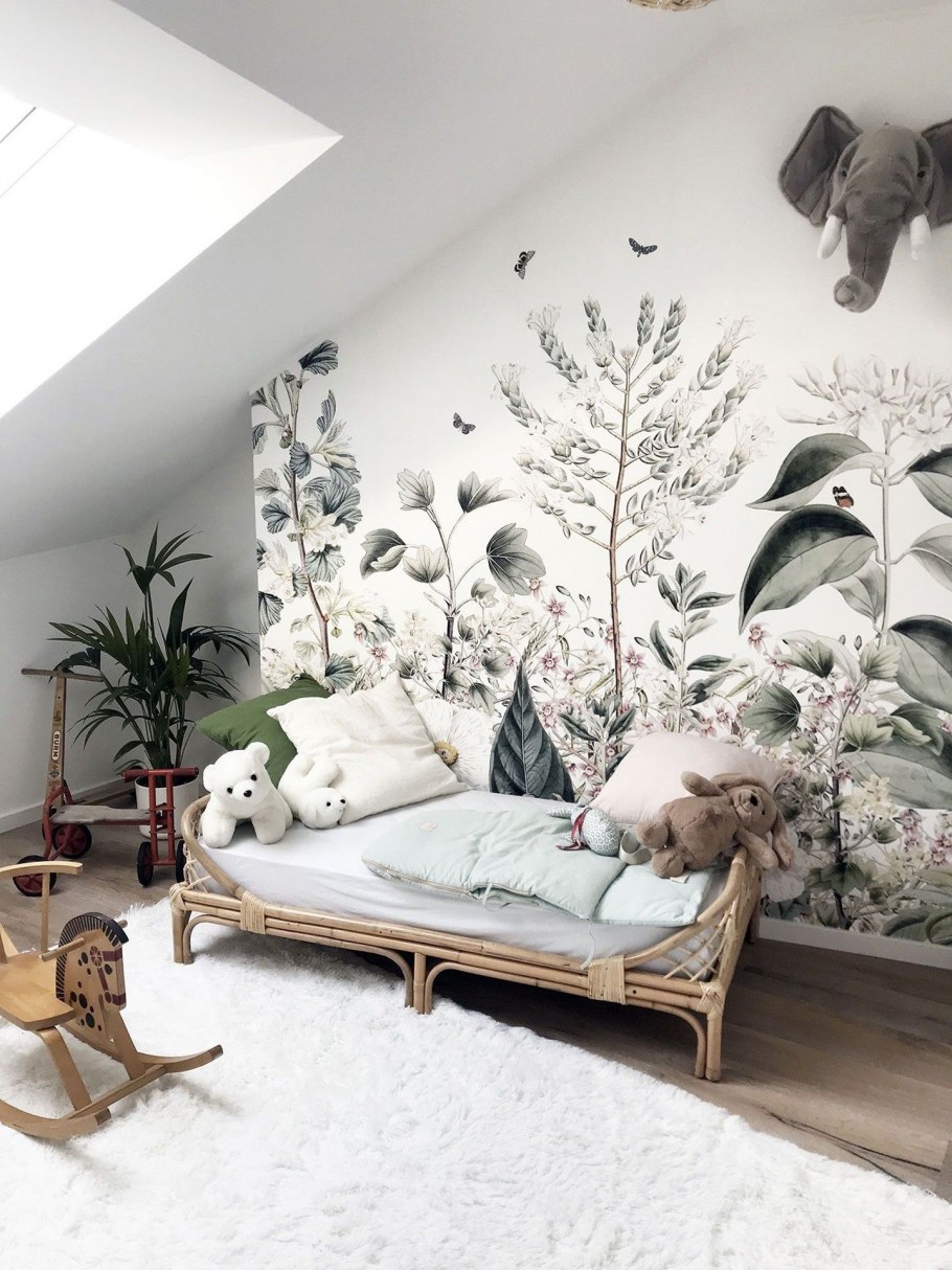 Спальня в стиле природы