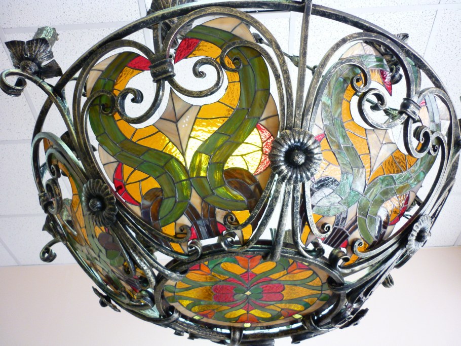 Витраж Тиффани и ковка