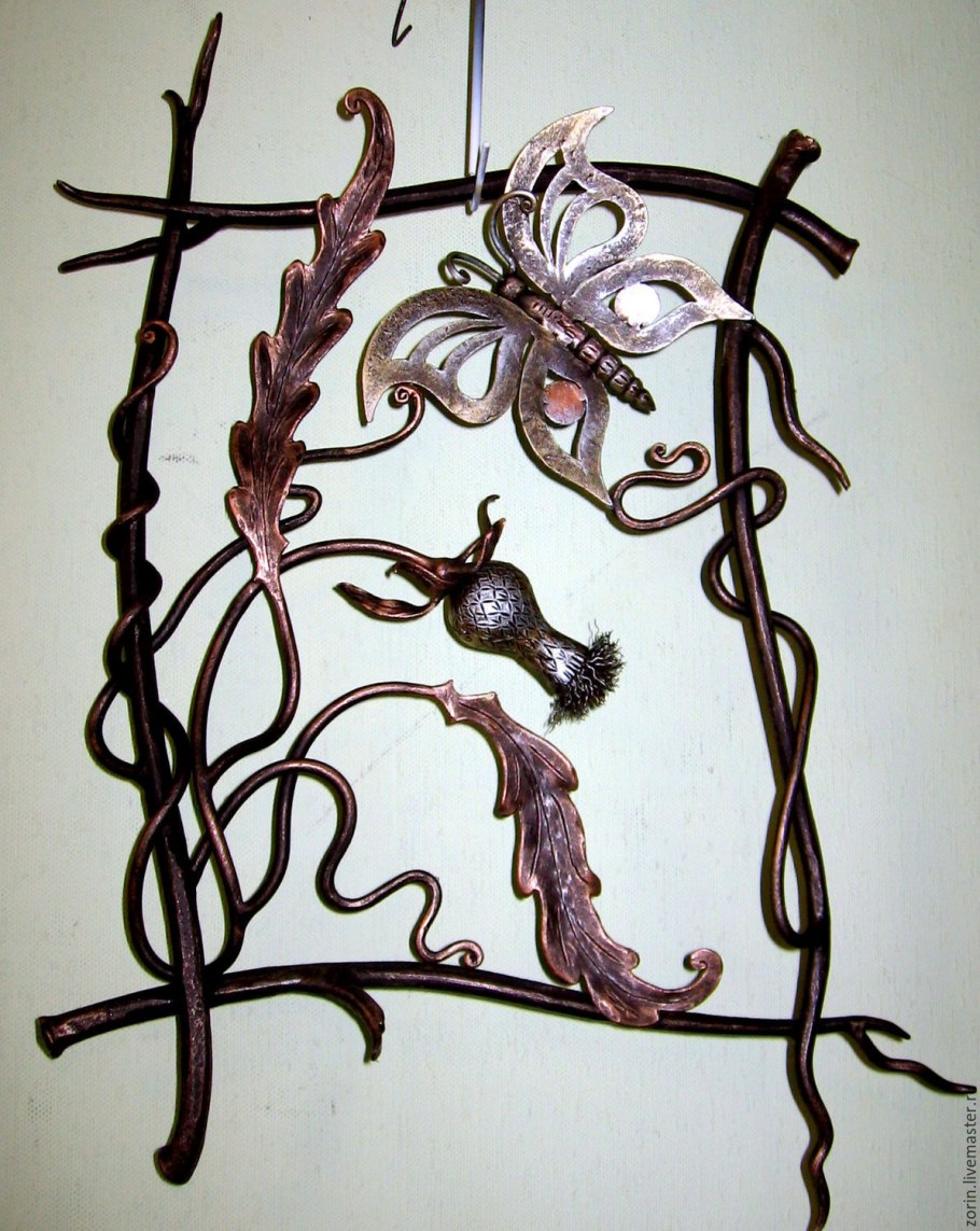 Кованое панно на стену