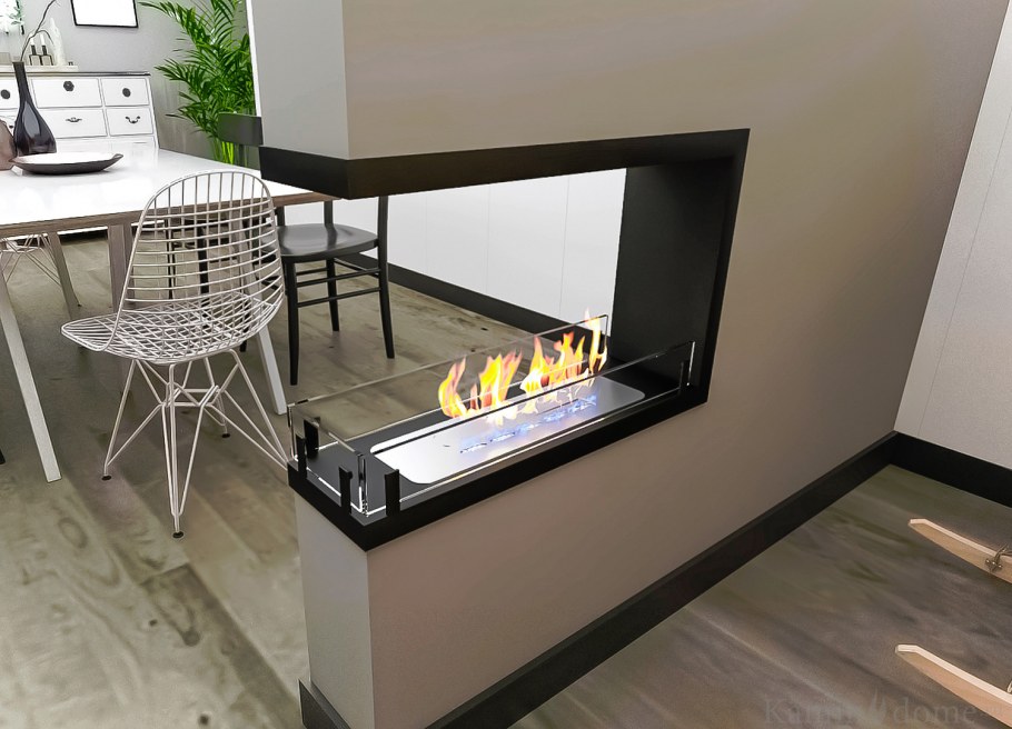 Электрический камин Гленрич Genius 240 Black Glass