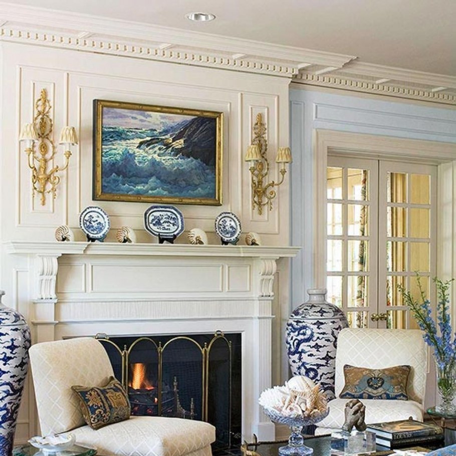 Гостиная в современном английском стиле